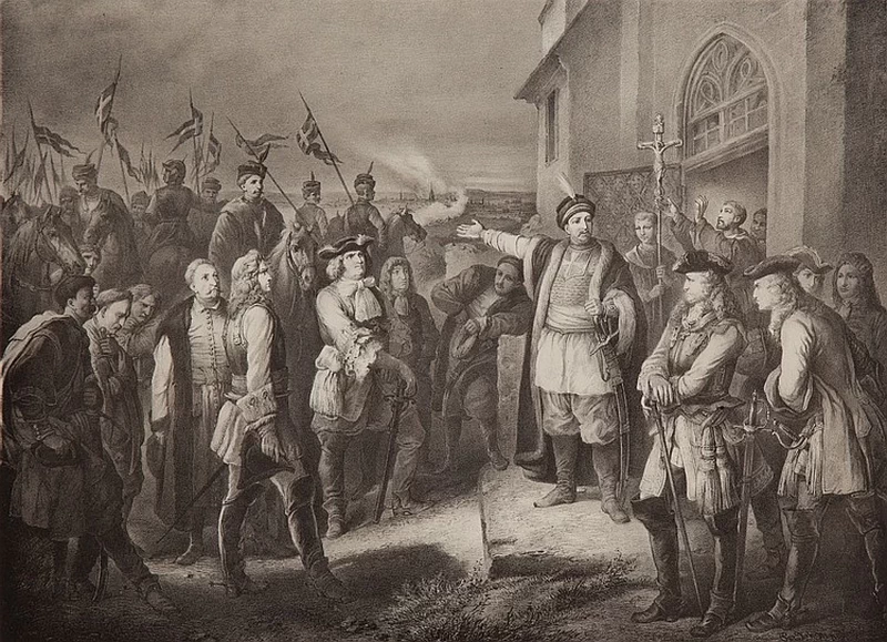 Peter Johann Nepomuk Geiger - Consiglio di guerra sulla collina di Kahlenberg